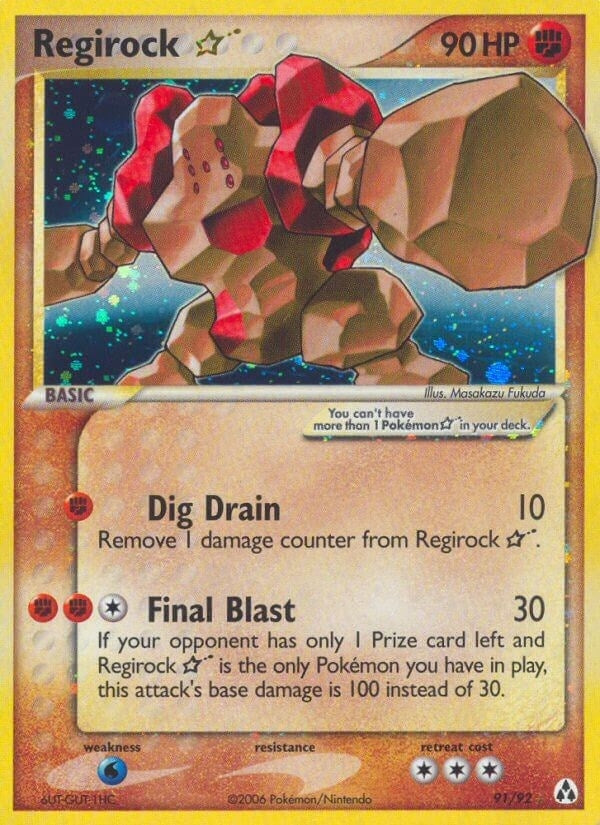 Image for Regirock Star (91/92) (Legend Maker) - Pokemon