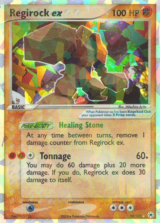 Image for Regirock ex (98/101) (Hidden Legends) - Pokemon