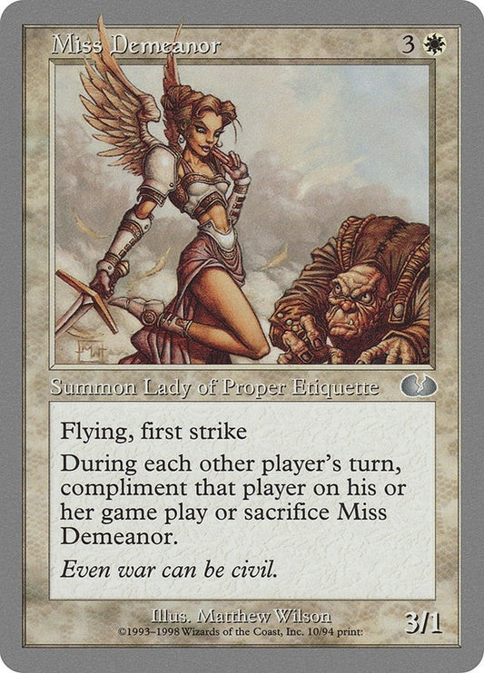 Image for Miss Demeanor (10) (Unglued) - Magic: The Gathering