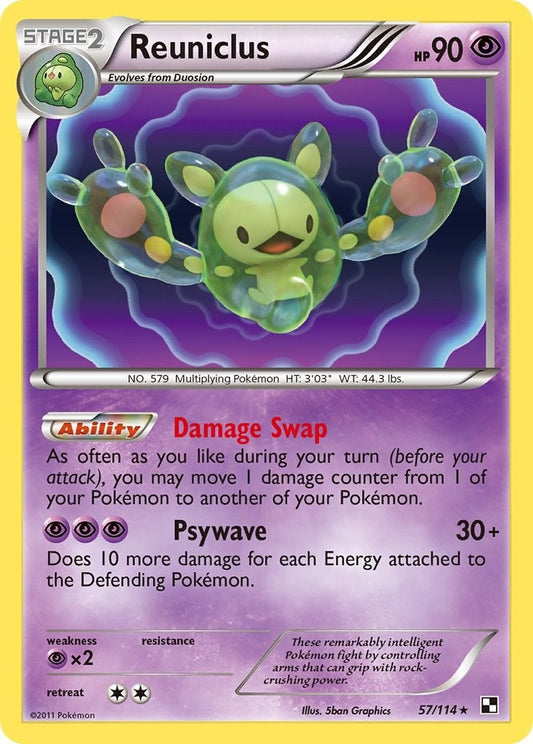 Image for Reuniclus (57/114) (Black and White) - Pokemon
