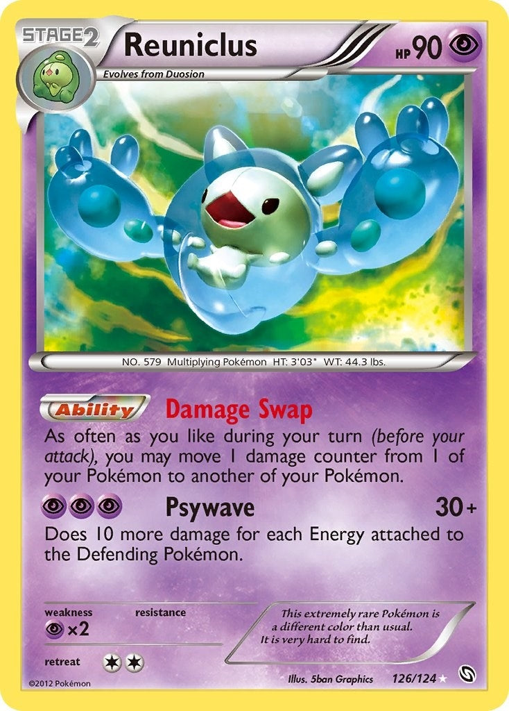 Image for Reuniclus (126/124) (Dragons Exalted) - Pokemon