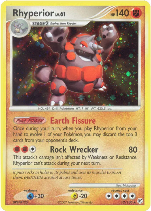Image for Rhyperior (12/130) (Diamond and Pearl) - Pokemon