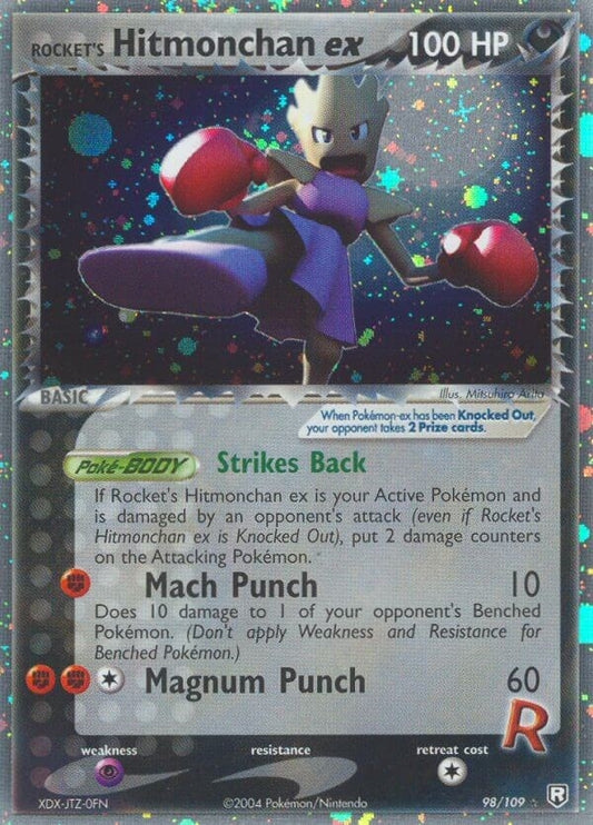 Image for Rocket's Hitmonchan ex (98/109) (Team Rocket Returns) - Pokemon
