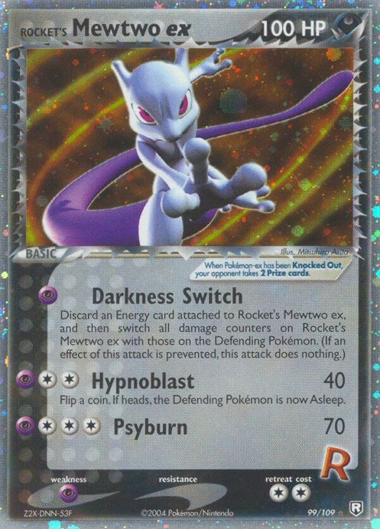Image for Rocket's Mewtwo ex (99/109) (Team Rocket Returns) - Pokemon