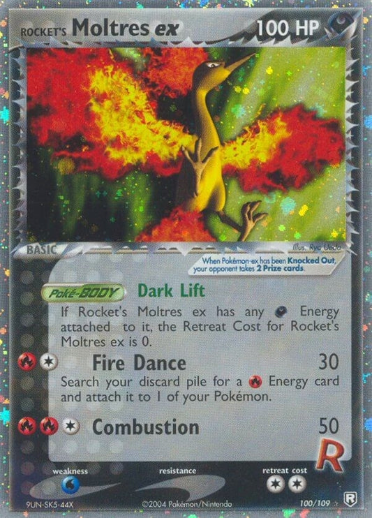 Image for Rocket's Moltres ex (100/109) (Team Rocket Returns) - Pokemon