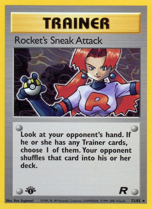 Image for Rocket's Sneak Attack (72) (72/82) (Team Rocket) - Pokemon