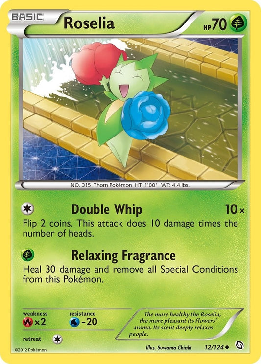 Image for Roselia (12) (12/124) (Dragons Exalted) - Pokemon