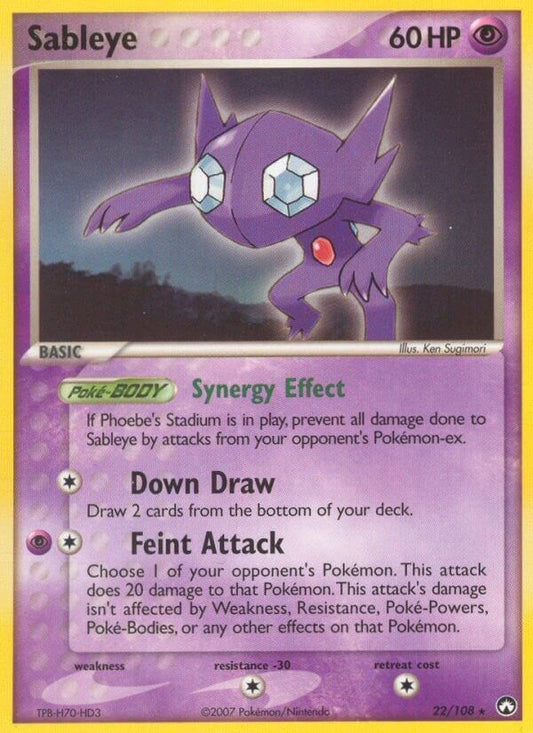 Image for Sableye (22/108) (Power Keepers) - Pokemon