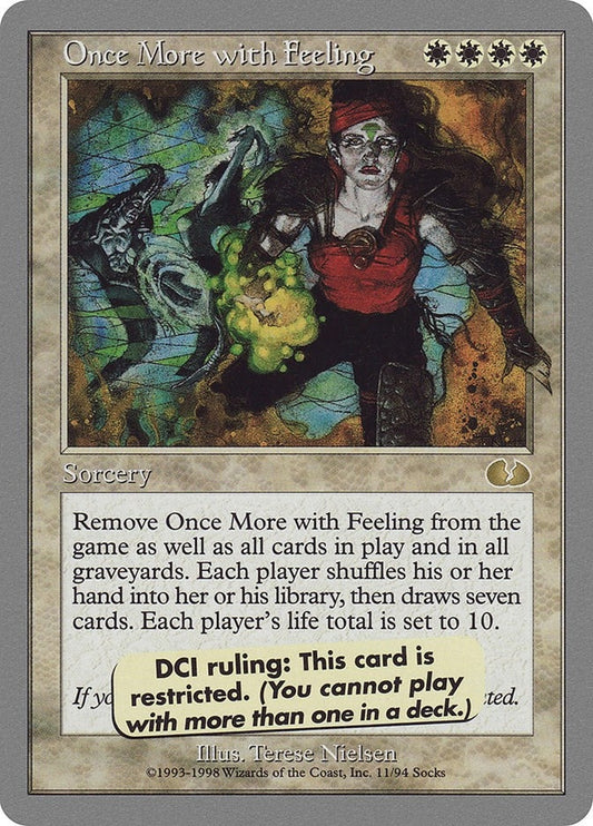 Image for Once More with Feeling (11) (Unglued) - Magic: The Gathering