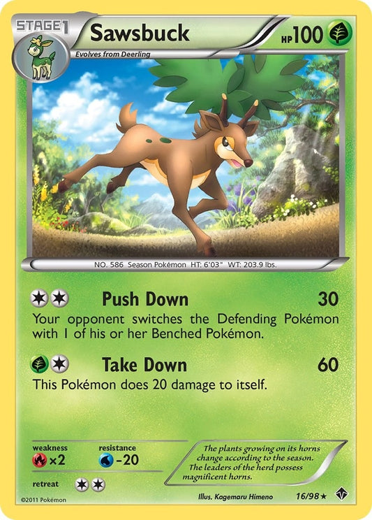 Image for Sawsbuck (16/98) (Emerging Powers) - Pokemon