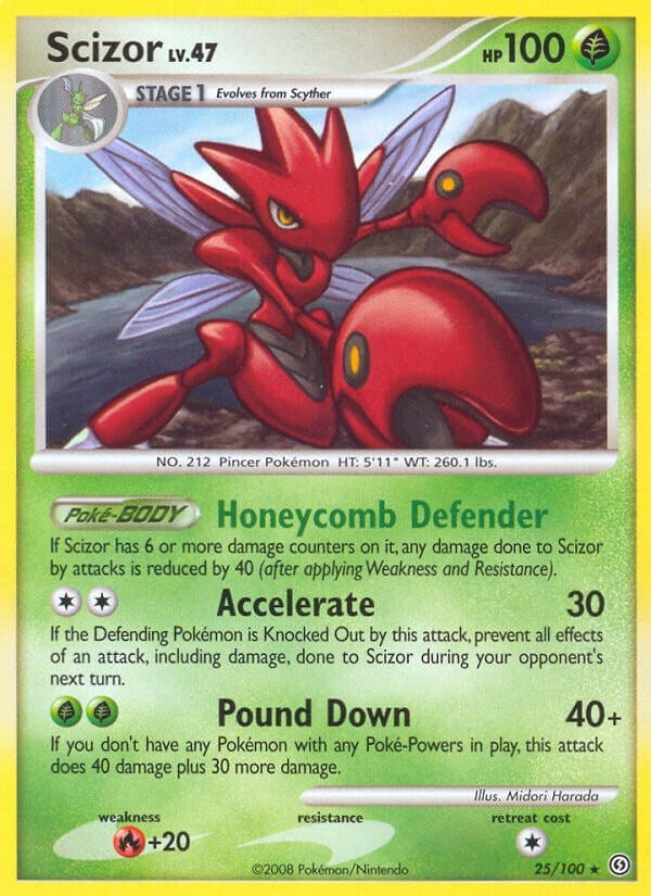 Image for Scizor (25/100) (Stormfront) - Pokemon