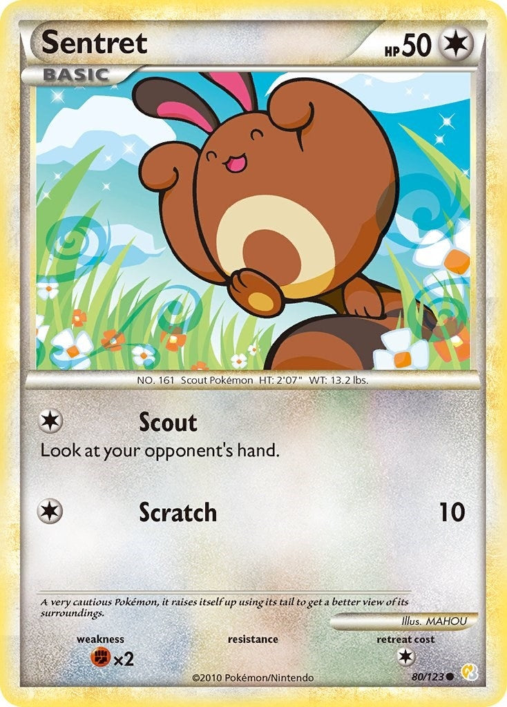Image for Sentret (80/123) (HeartGold SoulSilver) - Pokemon
