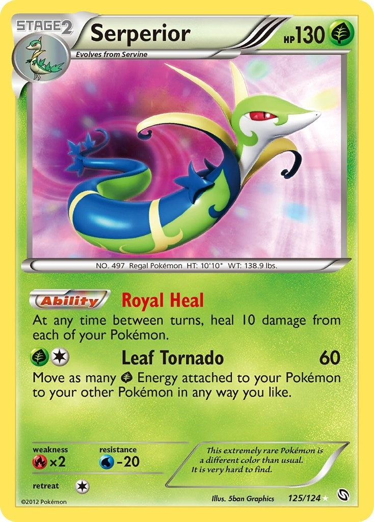 Image for Serperior (125/124) (Dragons Exalted) - Pokemon