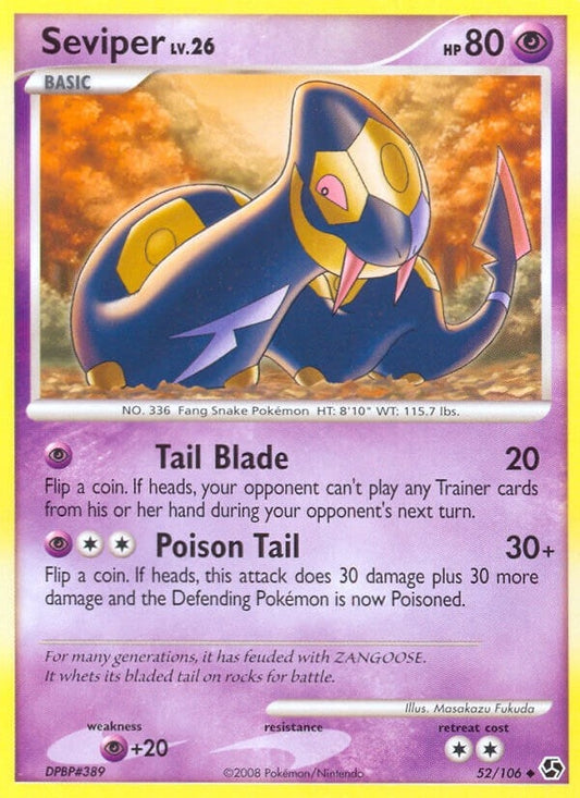 Image for Seviper (52/106) (Great Encounters) - Pokemon