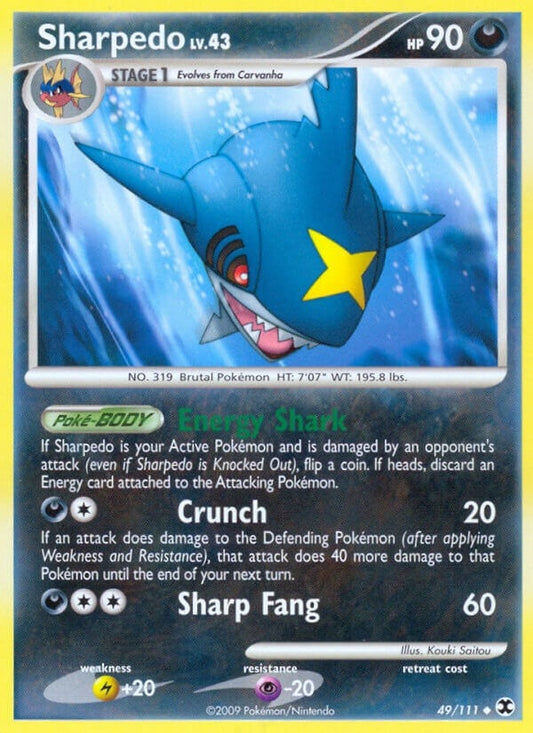 Image for Sharpedo (49/111) (Rising Rivals) - Pokemon