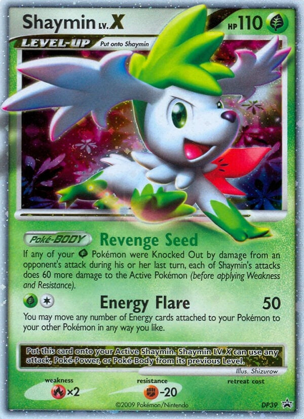Image for Shaymin LV.X - DP39 (DP39) (Diamond and Pearl Promos) - Pokemon