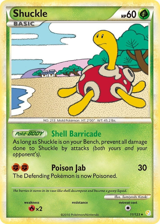 Image for Shuckle (11/123) (HeartGold SoulSilver) - Pokemon