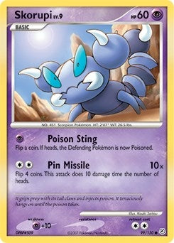 Image for Skorupi (99/130) (Diamond and Pearl) - Pokemon