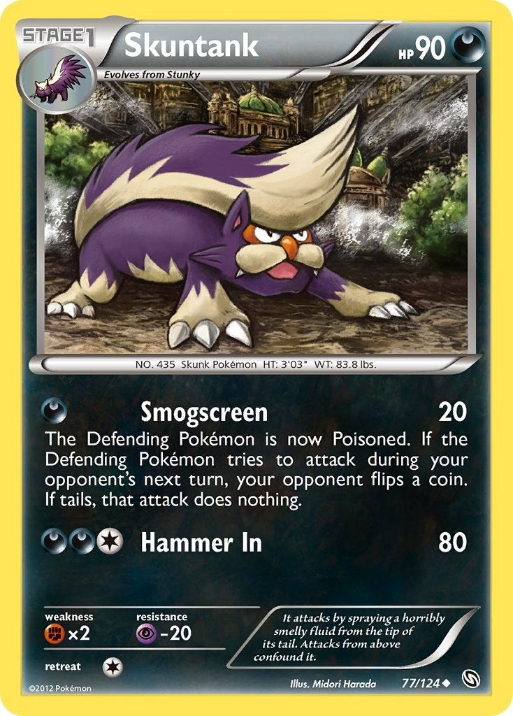 Image for Skuntank (77/124) (Dragons Exalted) - Pokemon