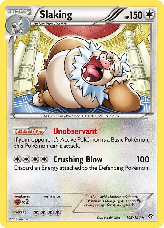 Image for Slaking (103/124) (Dragons Exalted) - Pokemon