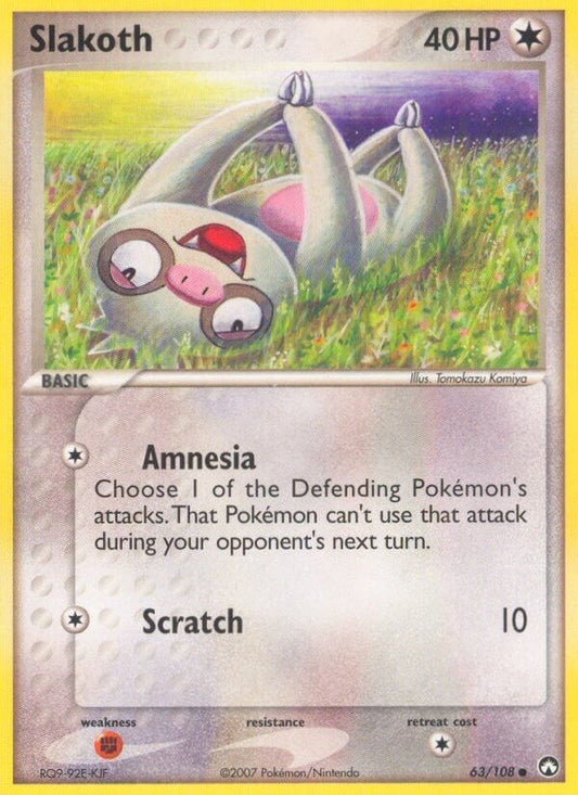 Image for Slakoth (63/108) (Power Keepers) - Pokemon