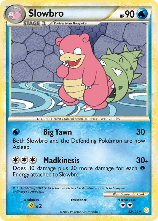 Image for Slowbro (52/123) (HeartGold SoulSilver) - Pokemon