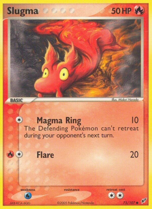 Image for Slugma (75/107) (Deoxys) - Pokemon