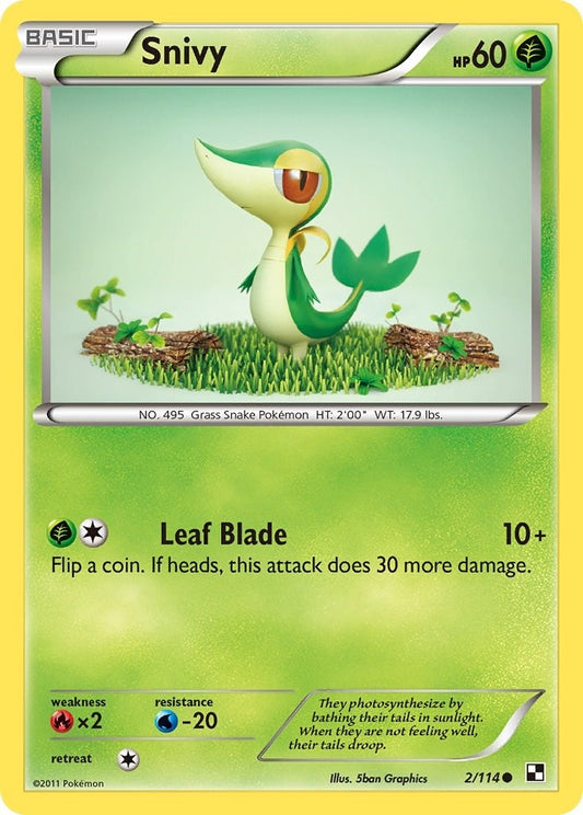 Image for Snivy (2) (2/114) (Black and White) - Pokemon