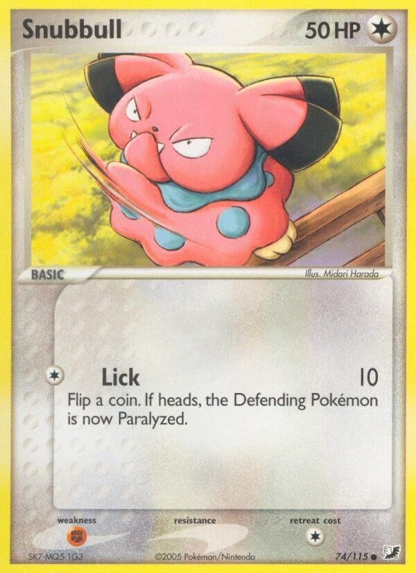 Image for Snubbull (74/115) (Unseen Forces) - Pokemon