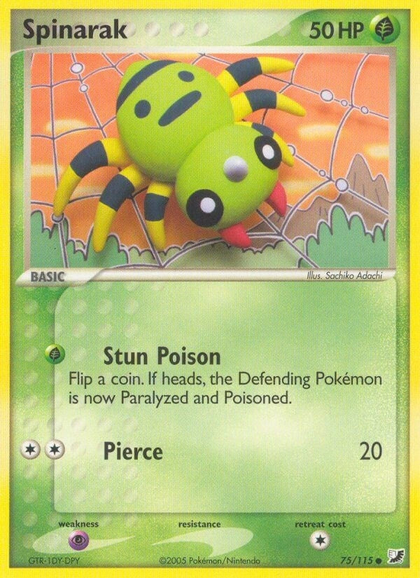 Image for Spinarak (75/115) (Unseen Forces) - Pokemon