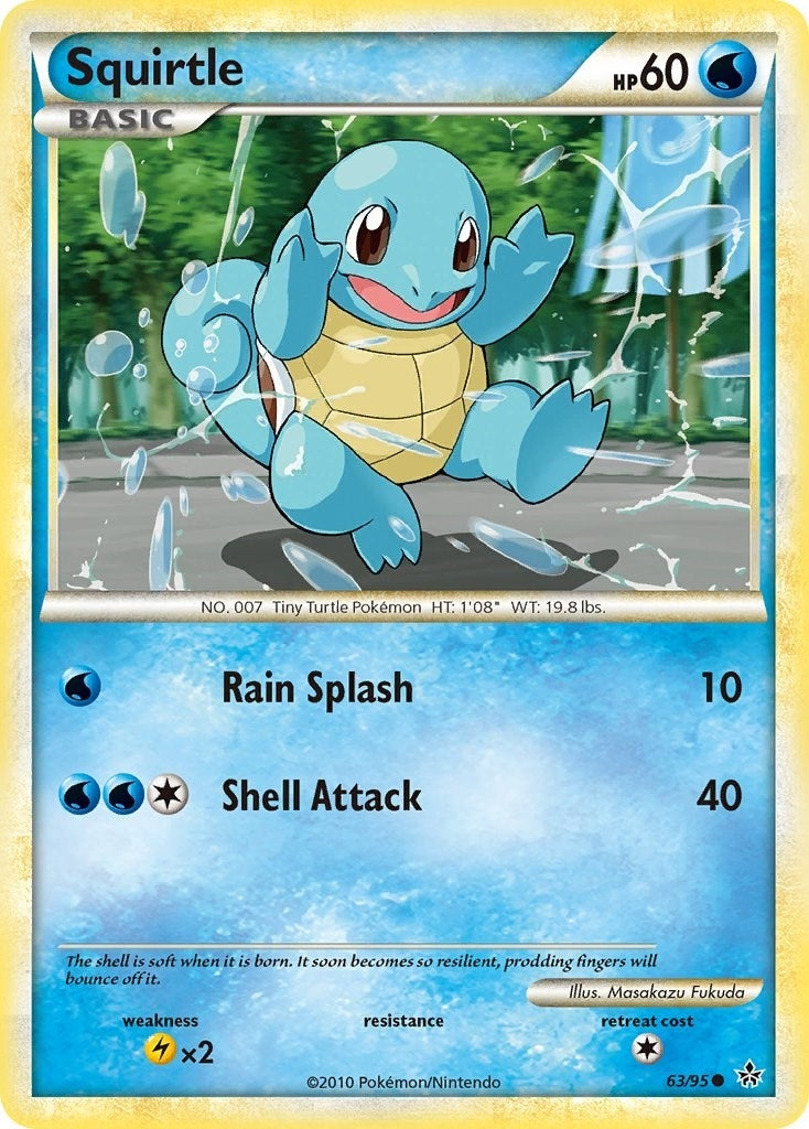 Image for Squirtle (63/95) (Unleashed) - Pokemon