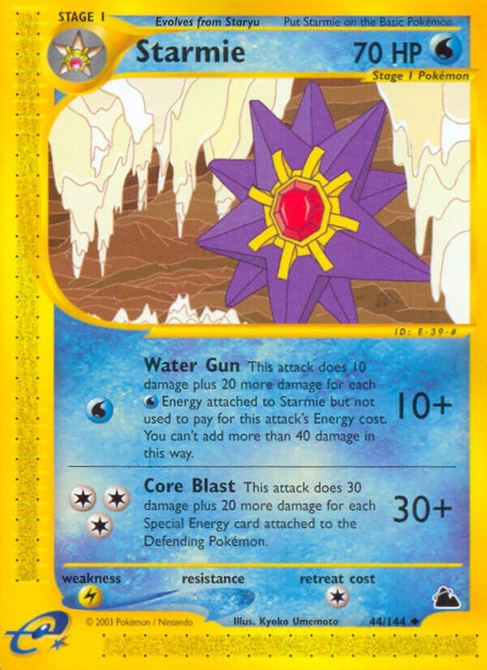 Image for Starmie (44) (044/144) (Skyridge) - Pokemon
