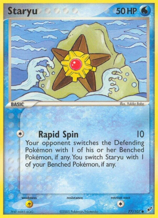 Image for Staryu (77/107) (Deoxys) - Pokemon