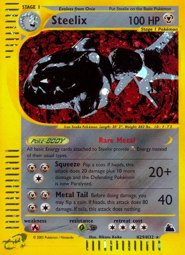 Image for Steelix (H29) (H29/H32) (Skyridge) - Pokemon