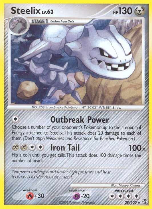 Image for Steelix (28/100) (Stormfront) - Pokemon