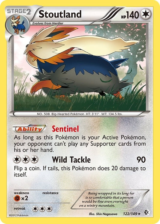 Image for Stoutland (122/149) (Boundaries Crossed) - Pokemon