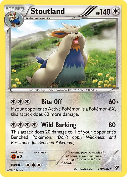Image for Stoutland (110/146) (XY Base Set) - Pokemon