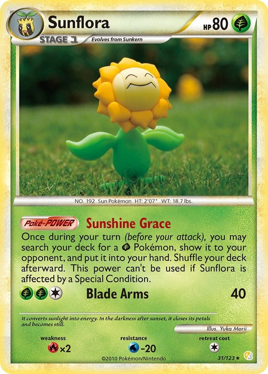 Image for Sunflora (31/123) (HeartGold SoulSilver) - Pokemon