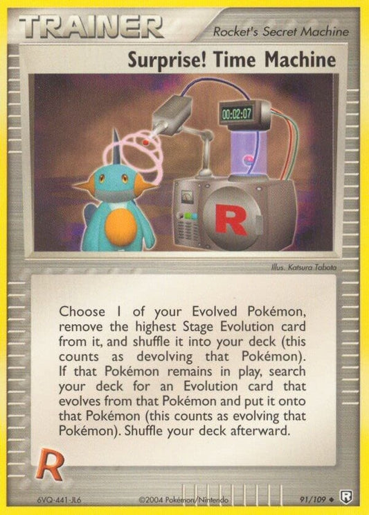 Image for Surprise! Time Machine (91/109) (Team Rocket Returns) - Pokemon