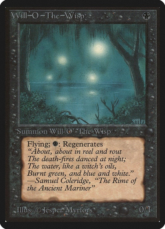 Image for Will-o'-the-Wisp (Beta Edition) - Magic: The Gathering