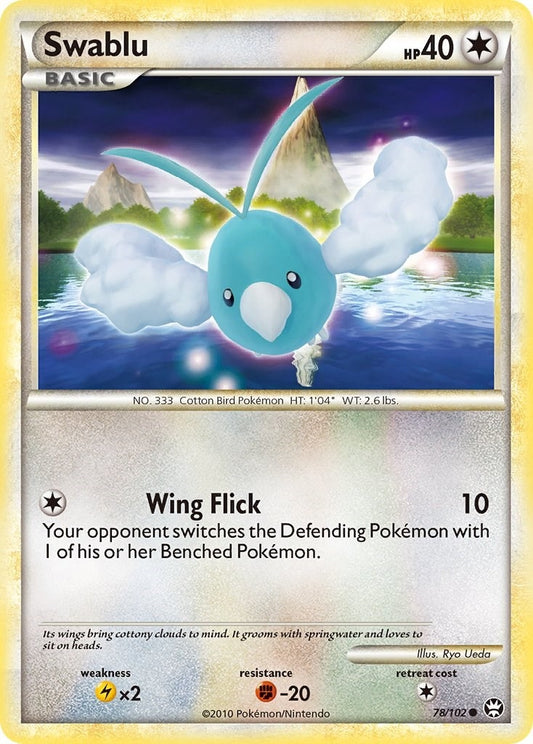 Image for Swablu (78/102) (Triumphant) - Pokemon