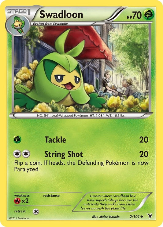 Image for Swadloon (2/101) (Noble Victories) - Pokemon