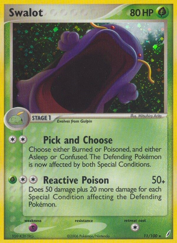 Image for Swalot (11/100) (Crystal Guardians) - Pokemon