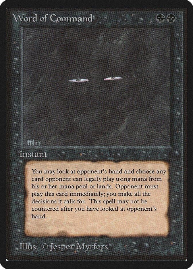 Image for Word of Command (Beta Edition) - Magic: The Gathering