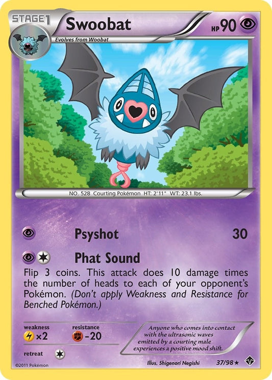 Image for Swoobat (37/98) (Emerging Powers) - Pokemon