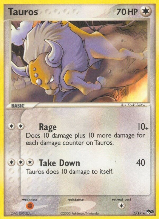 Image for Tauros (005/017) (POP Series 2) - Pokemon