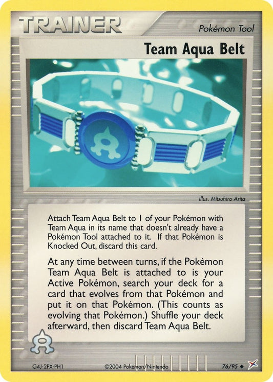 Image for Team Aqua Belt (76/95) (Team Magma vs Team Aqua) - Pokemon