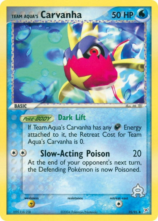 Image for Team Aqua's Carvanha (25/95) (Team Magma vs Team Aqua) - Pokemon