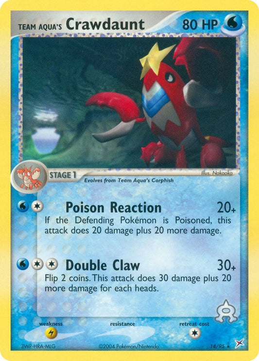 Image for Team Aqua's Crawdaunt (14/95) (Team Magma vs Team Aqua) - Pokemon