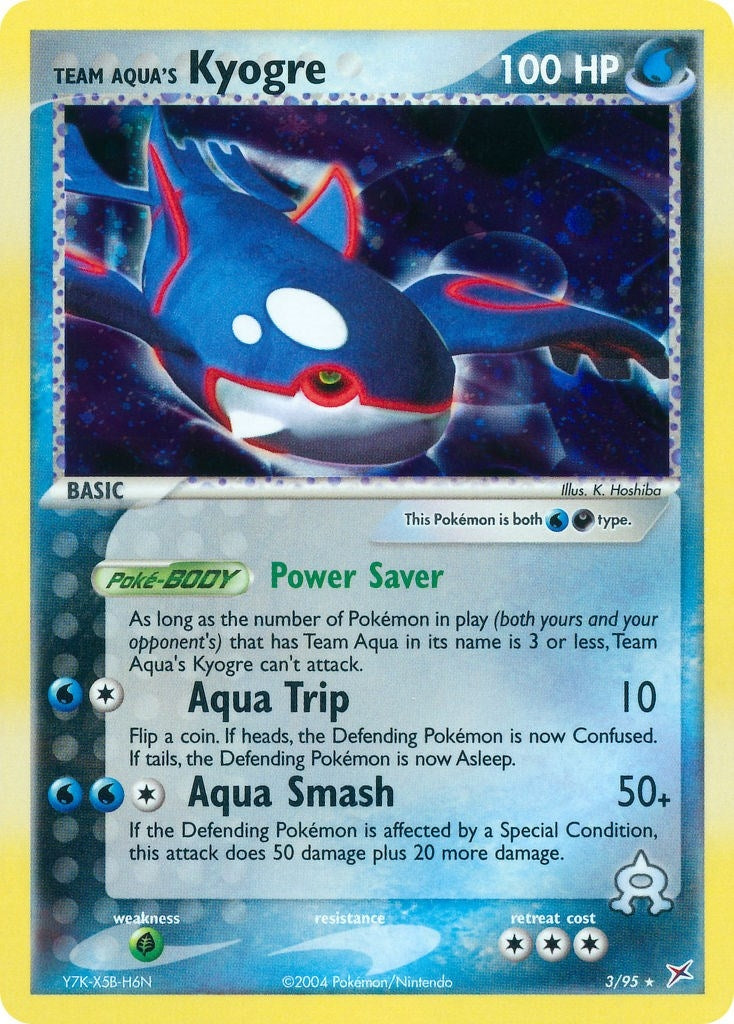 Image for Team Aqua's Kyogre (3/95) (Team Magma vs Team Aqua) - Pokemon